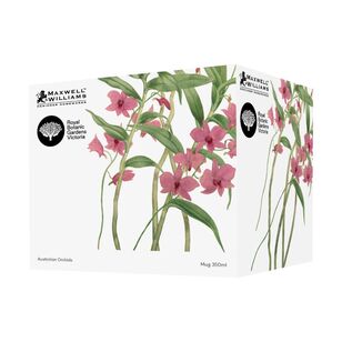 Maxwell & Williams Royal Botanic Gardens 350 ml Australian Orchids Mug Pink
