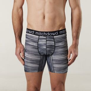 Mitch Dowd Men's Eco Stripe Comfort 3 Pack Black White