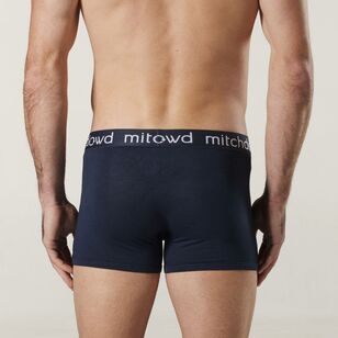 Mitch Dowd Men's Navy Bamboo Trunk 3 Pack Navy