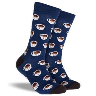 Mitch Dowd Men's Coffee Fun Socks 2 Pack Multicoloured 8 - 13