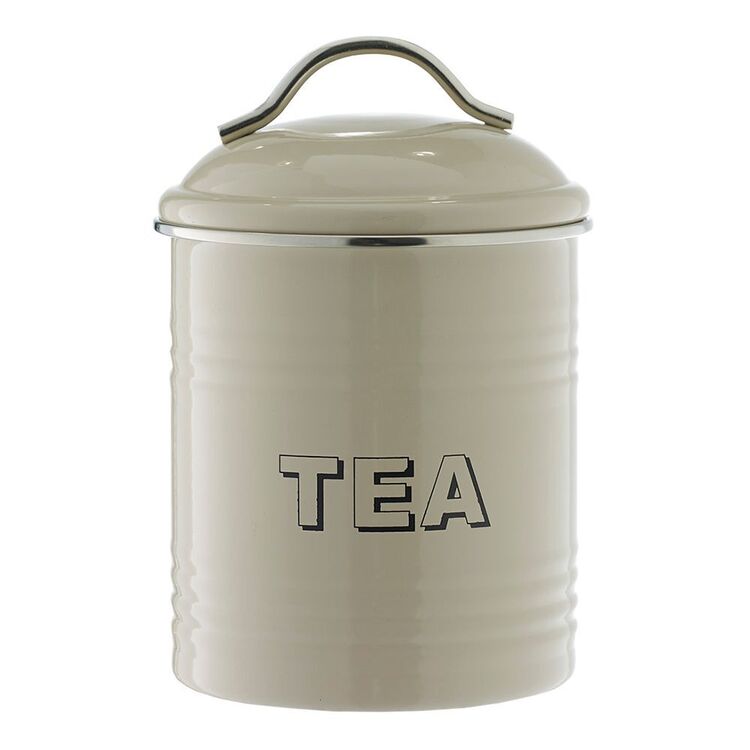 Smith & Nobel Retro Tea Canister Taupe