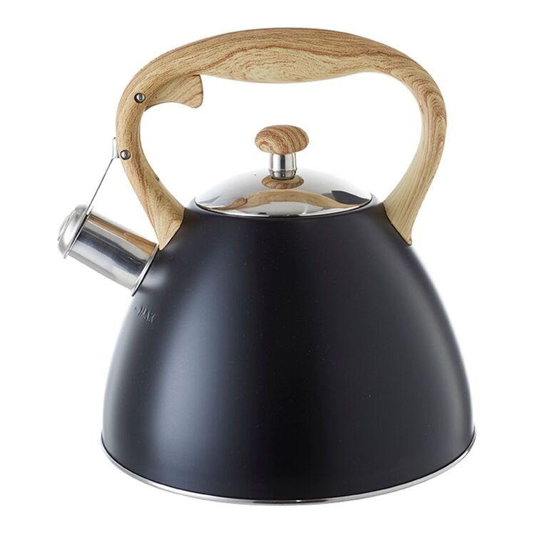 SMITH & NOBEL CONICAL STAINLESS STEEL KETTLE BLACK 2.3L
