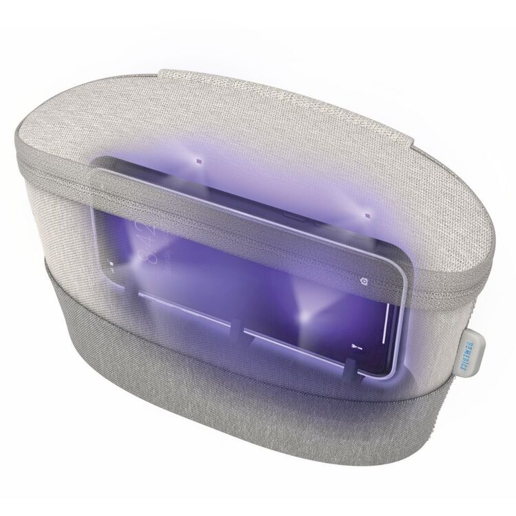 Homedics UV LED Bag Sanitiser Grey