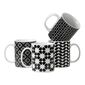 Soren Geometrique 4-Piece Mug Set