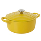 S&N By Miguel Maestre Cast Iron Casserole 24cm Yellow Gloss