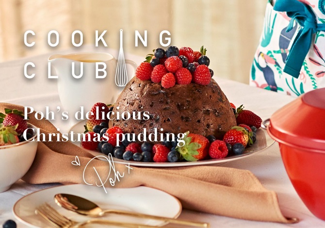 Poh’s delicious Christmas pudding