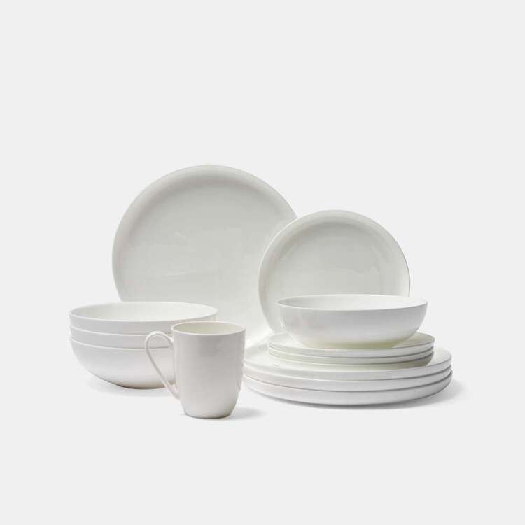 Casa Domani Pearlesque Coupe 16-Piece Dinner Set
