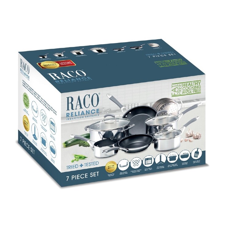 Raco Reliance 7-Piece Stainless Steel Cookware Set