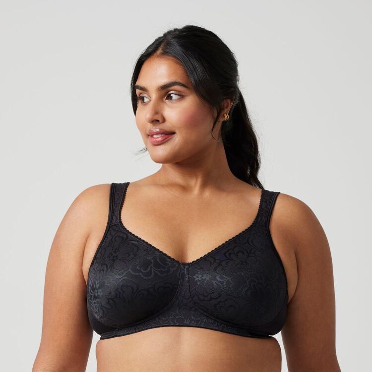 Playtex Women's Ultimate Lift and Support Wirefree Bra Black