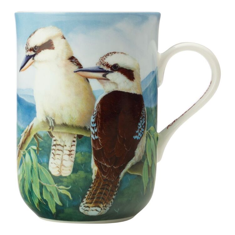 Maxwell & Williams Birds of Australia Katherine Castles 10 Year Anniversary 300 ml Mug Kookaburra