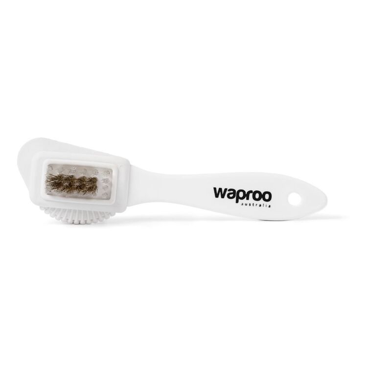 Waproo Platinum Suede Nubuck Brush White