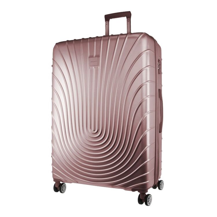 Pierre Cardin 70cm Medium Hard Shell Suitcase Rose Pierre cardin 70cm medium hard shell suitcase rose