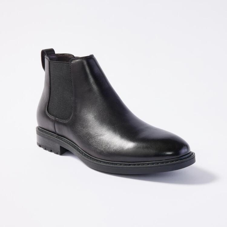 Slatters Men's Laughlan Leather Boot Black