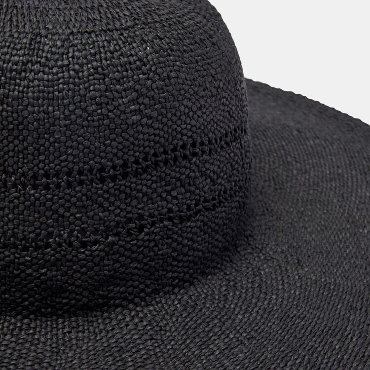 Khoko Women's Wide Brim Sun Hat Black One Size