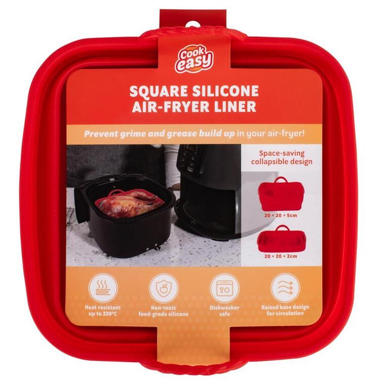 Cook Easy Air Fryer Square Silicone Liner Harris Scarfe cook-easy-air-fryer-square-silicone-liner-harris-scarfe