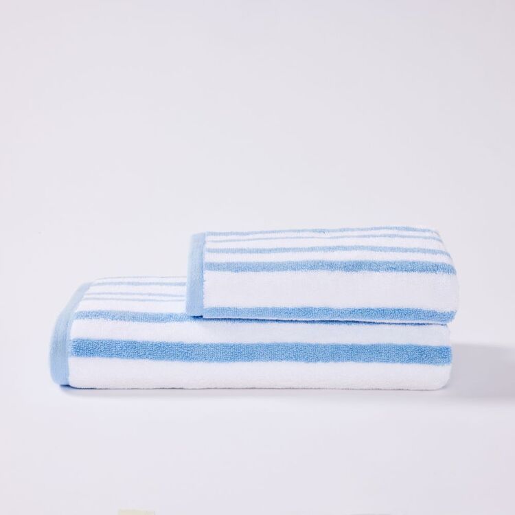 Chyka Home Miles Towel Collection Blue Dusk