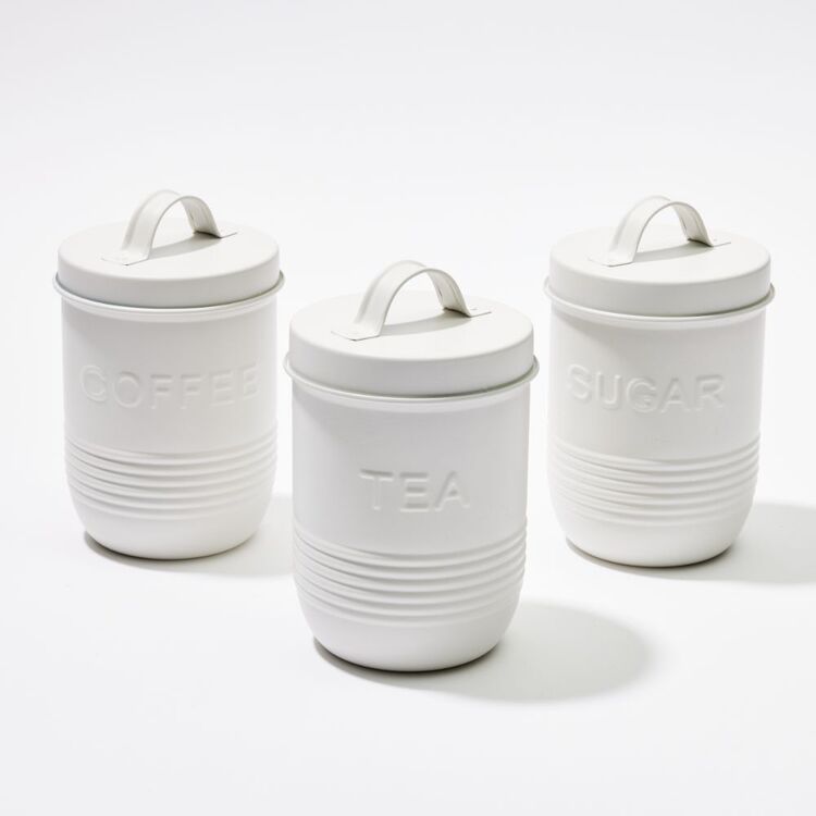 Smith Nobel Colour Kitchen Tea Coffee Sugar Canister Set