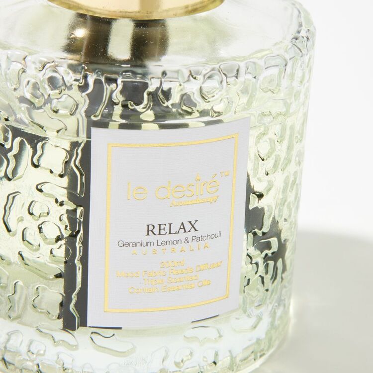 Relax Reed Diffuser Le Desire Aromatherapy 200 ml Reed Diffuser Relax | Harris Scarfe