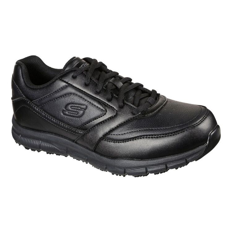 Skechers Men's Nampa Lace Up Casual Shoes Black - Main Image