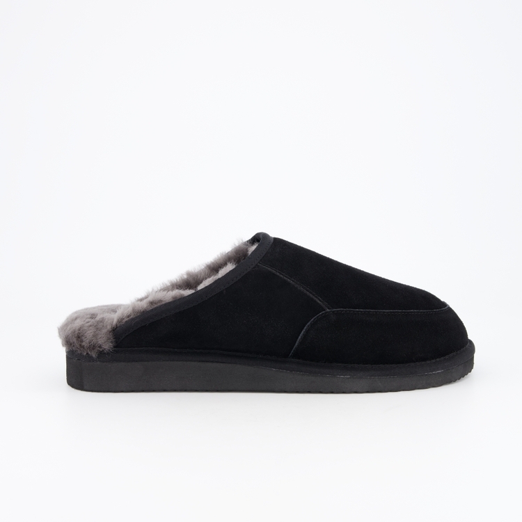 Superfit Herren Bill Mule - Bequeme Baumwoll-Slipper Mit Klettverschluss