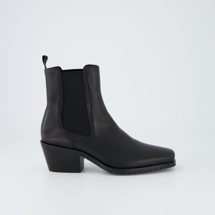 Khoko Smart Women's Vivian Cuban Heel Ankle Boots Black