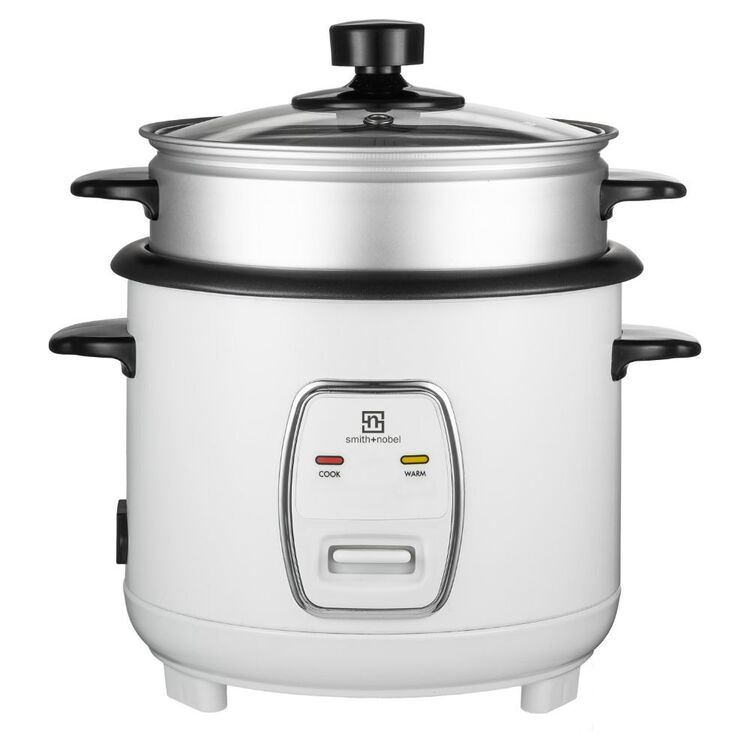 Smith + Nobel Element Rice Cooker With Steamer White
