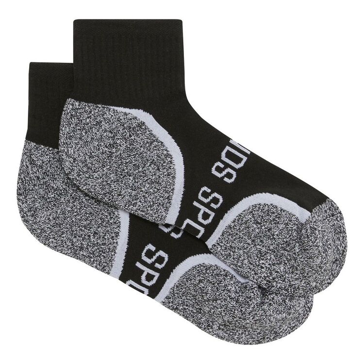 Carolina Ultimate Mens Womens Non-Binding Half Cushion Rib Crew Socks 4 Pair Pack - Foto 4