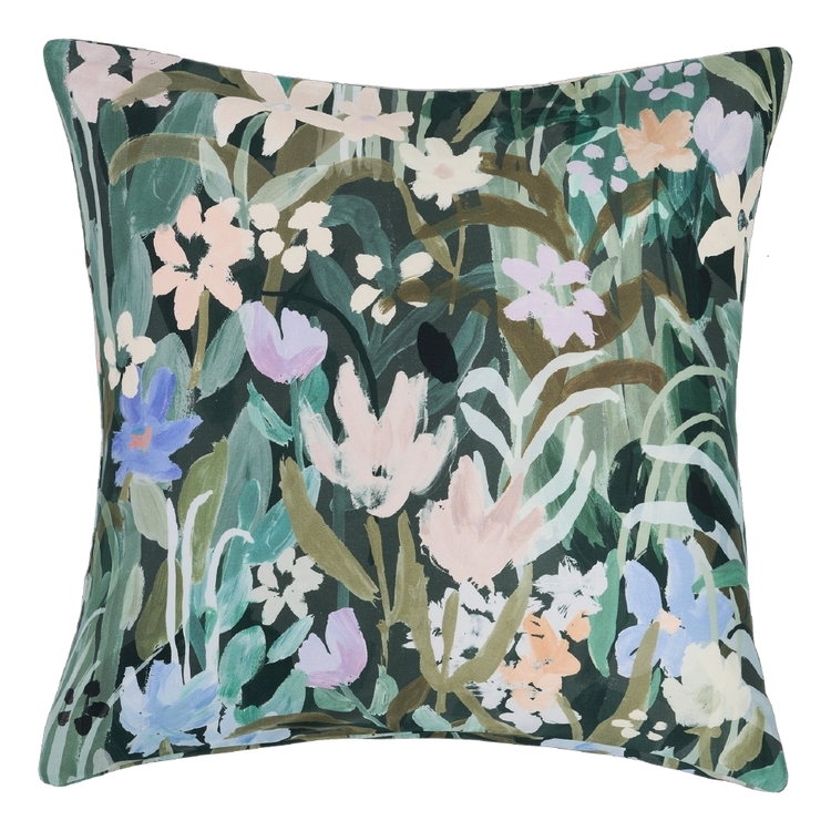 Linen House Aubrey Cotton European Pillowcase Multicoloured Print