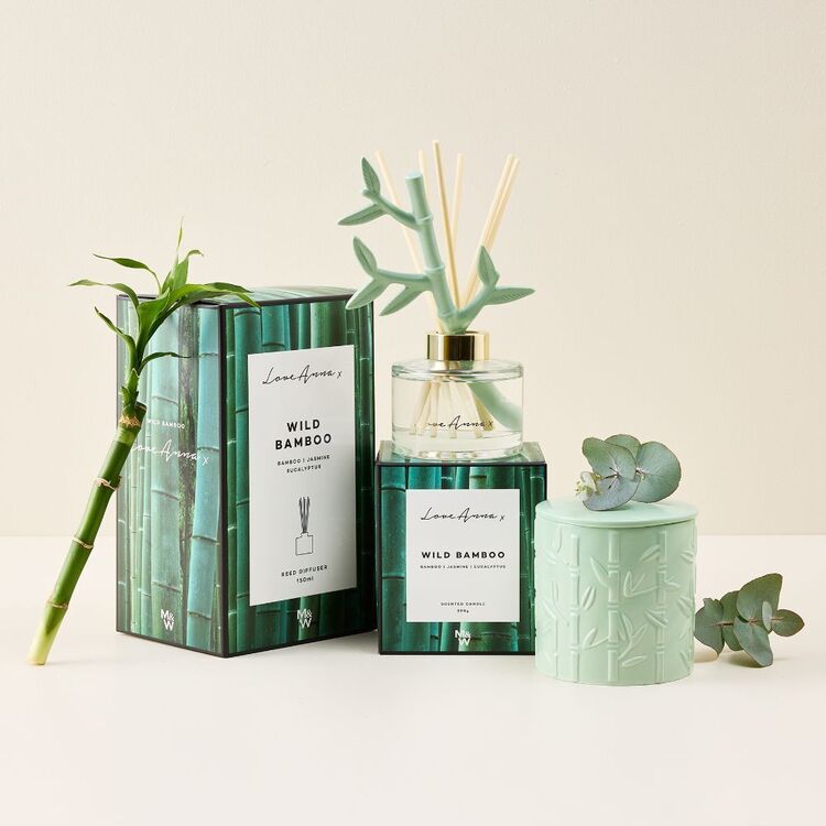 Anna Defuser Love Anna X Botanika Diffuser Wild Bamboo Green | Harris Scarfe