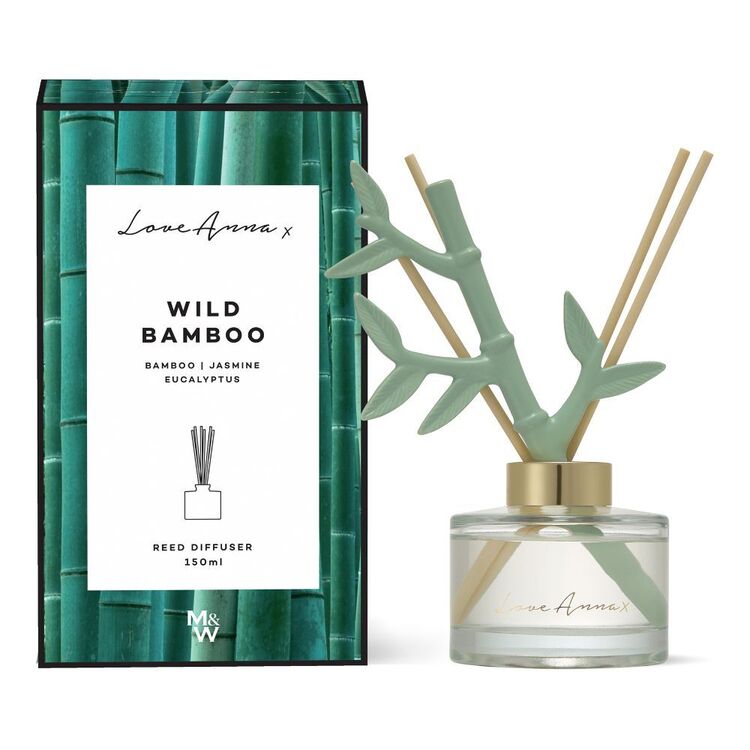Anna Defuser Love Anna X Botanika Diffuser Wild Bamboo Green | Harris Scarfe