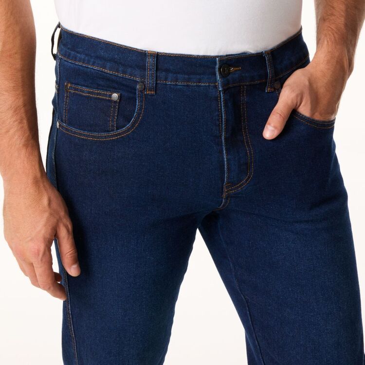 Stech Jc JC Lanyon Men's Stretch Jeans Navy | Harris Scarfe