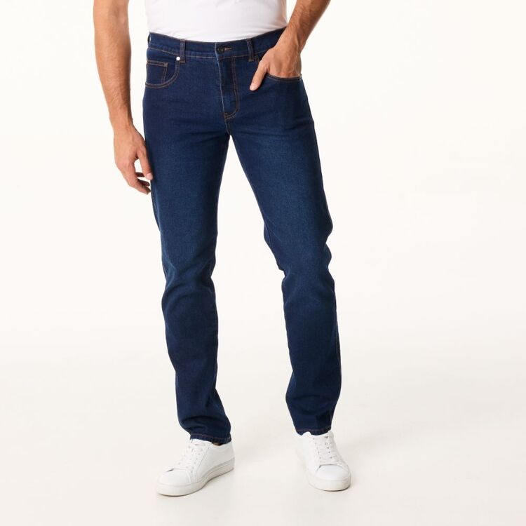 Stech Jc JC Lanyon Men's Stretch Jeans Navy | Harris Scarfe