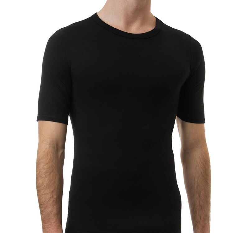 Underworks Men's Heat Bods™ Heat Retention Short Sleeve Thermal Top ...