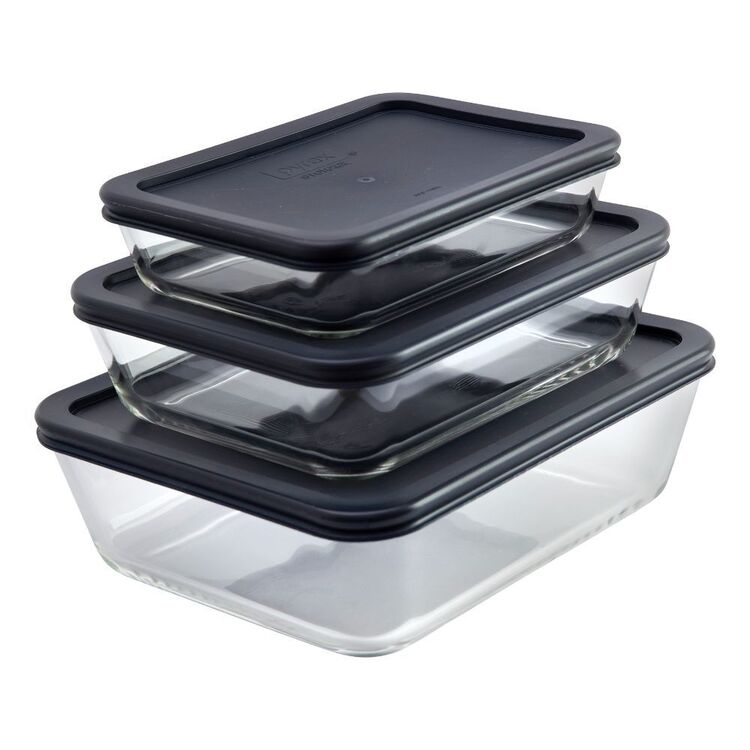 Pyrex Rectangular Bowls Pyrex Simply Store Rectangle Storage Dish Set Glass | Harris Scarfe