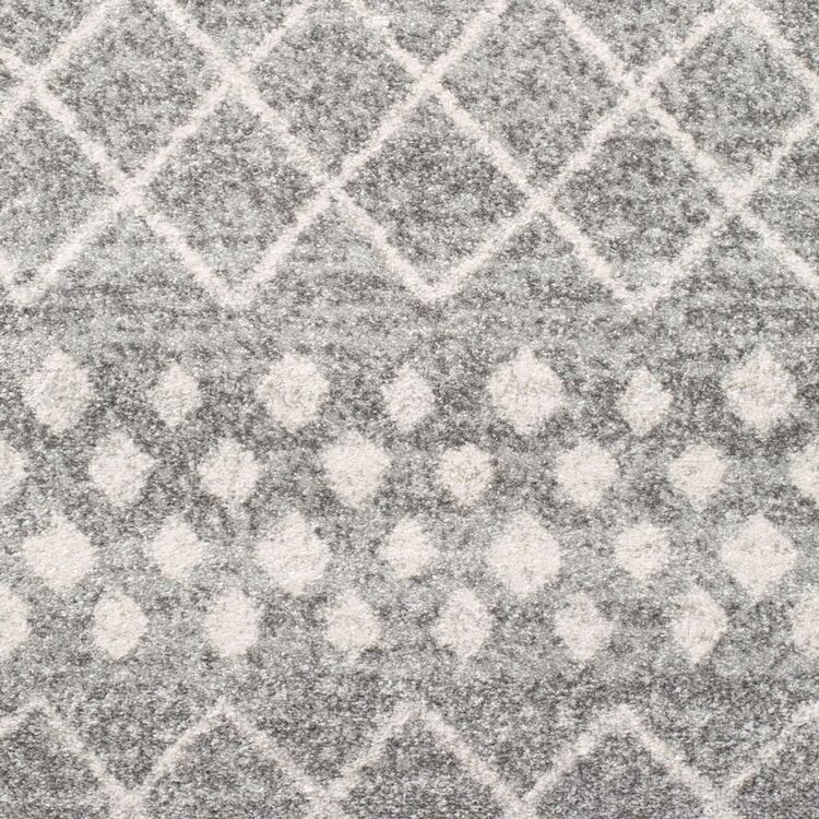 454ss Rug Rug Culture Oasis 454 Runner Silver | Harris Scarfe