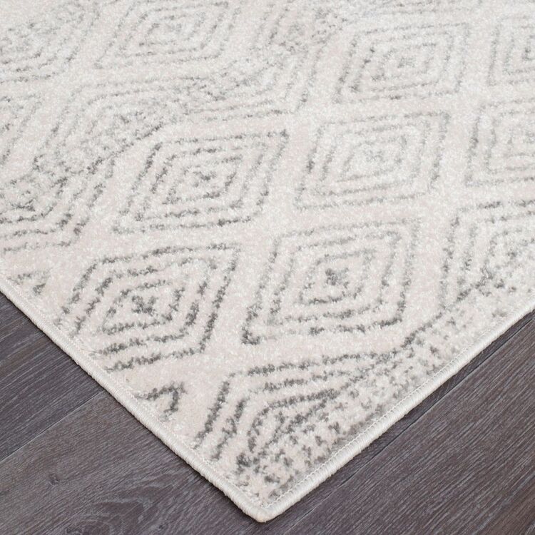 Rug Culture Oasis Cable Knit Rug Grey | Harris Scarfe