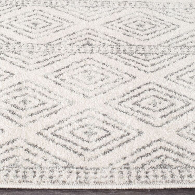 Rug Culture Oasis Cable Knit Rug Grey | Harris Scarfe