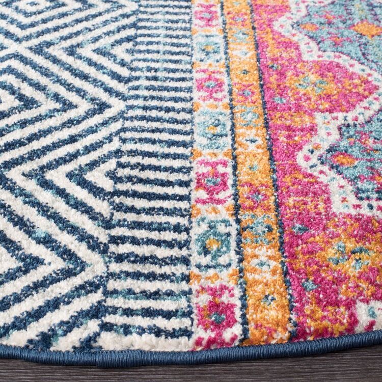 Sabrina Rugs Rug Culture Sabrina Tribal Round Rug Multicoloured | Harris Scarfe