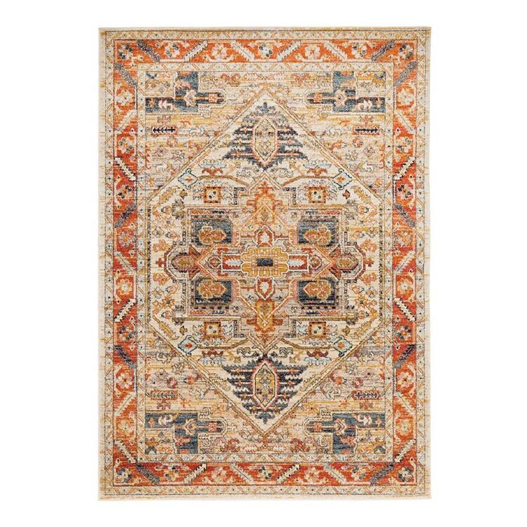 Ash Aztec Rug Rug Culture Vintage Aztec Rug Multicoloured | Harris Scarfe