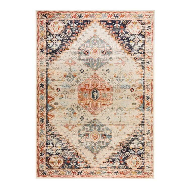 Ash Aztec Rug Rug Culture Vintage Aztec Polypropylene Rug #4 Multicoloured | Harris ...