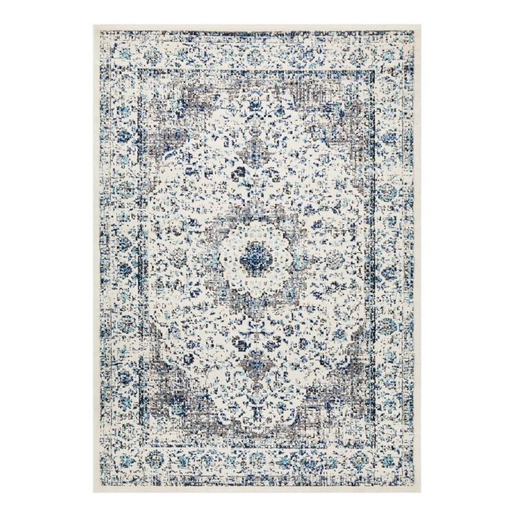 Popular White Rug Rug Culture Vintage Look Polypropylene Rug #1 White | Harris Scarfe