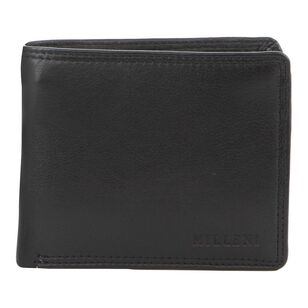 Milleni Men's Zip Wallet Black