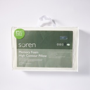 Soren High Contour Memory Foam Pillow