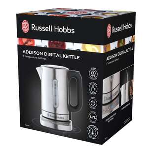 Russell Hobbs Addison 1.7L Digital Kettle Brushed Stainless Steel RHK510