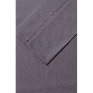 Linen House 300 Thread Count Cotton Sheet Set Charcoal