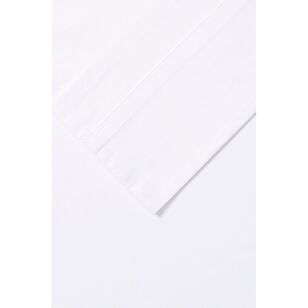 Linen House 300 Thread Count Cotton Sheet Set White