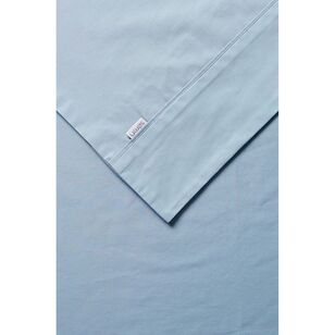 Soren 250 Thread Count Cotton Percale Sheet Set Blue