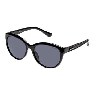 Glarefoil Women's Werth Smoke Mono Polarised Sunglasses Black Shiny