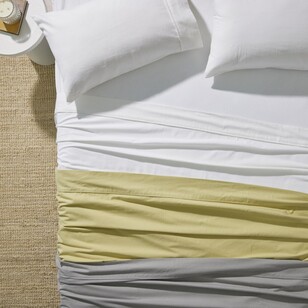 Ramesses Egyptian Cotton Flannelette Sheet Set King Bed Grey
