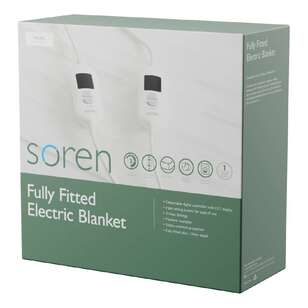Soren Fitted Electric Blanket With LED Digital Display